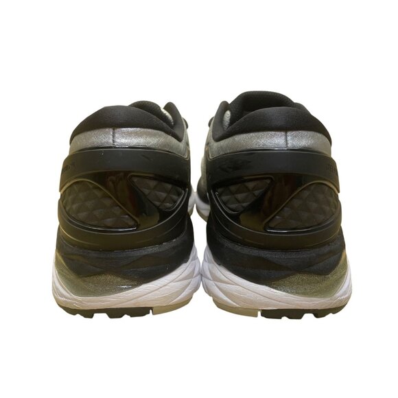 Asics Men’s Silver & Black Mesh Dynamic Duomax Gel Running Shoes Size 10 - Picture 5 of 8